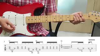 [Oasis] Live Forever  Guitar solo (slow & TAB)-기타솔로모음 1권 p45