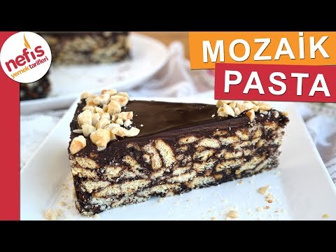 15 Dakikada SÜTSÜZ MOZAİK PASTA - Çikolata ve Fındıklı