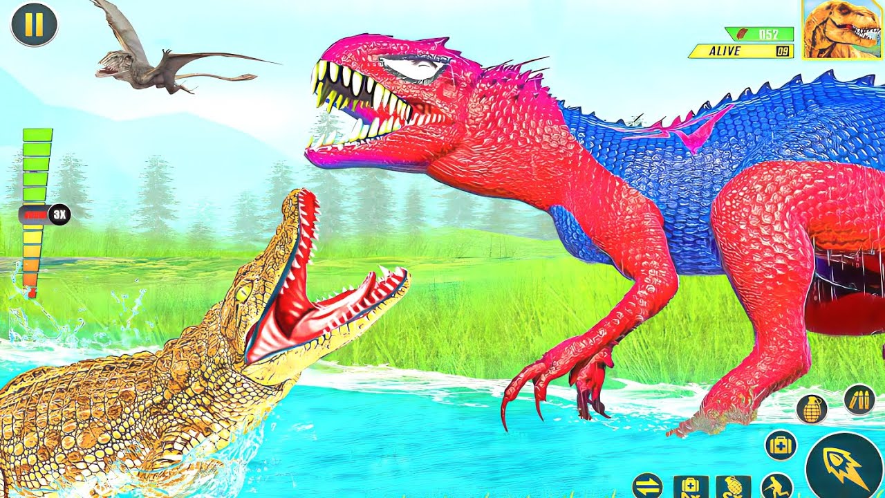 AM Killer King Gaming presents🎮Dino Hunter 3D🦖Ultimate Dinosaur Shooting & Jungle Survival Gameplay