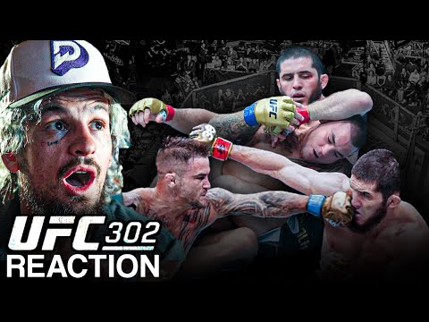 SUGA'S LIVE REACTION TO ISLAM VS DUSTIN + BUYS TEAMMATE A CAR?! (UFC 302)