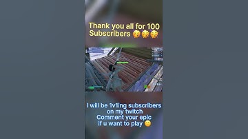 Thank you all for 100 Subscribers 🥳🥳🥳