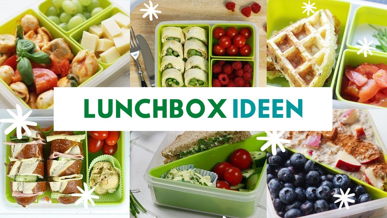 Back to School/ Uni: 7 mega leckere Rezepte für die Brotdose | Lunchbox -Ideen fürs Frühstück/Snacks