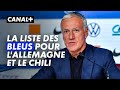 Didier deschamps dvoile la liste de lquipe de france pour lallemagne et le chili