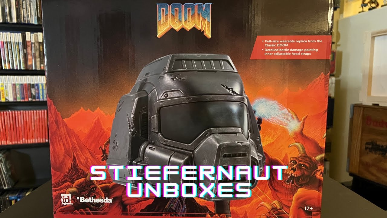 Stiefernaut Unboxes Doom Marine Helmet from LRG