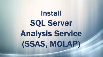 Install SQL Server Analysis Services (SSAS, MOLAP 2014)