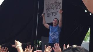 Set It Off performing "Why Worry" live at Warped Tour 2016