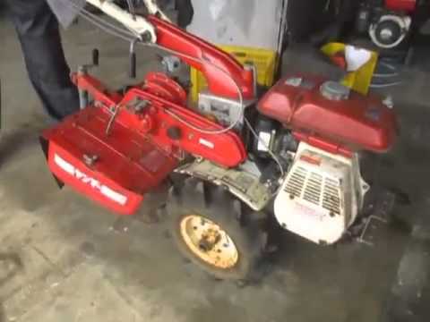 6 YANMAR YK500 耕耘機 - YouTube
