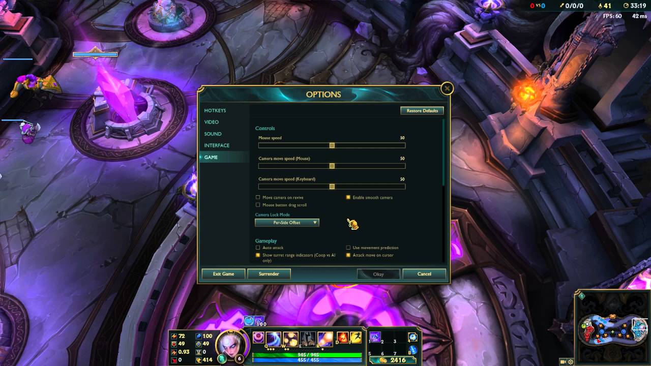 How to enable mouse button drag scroll in league of legends - YouTube