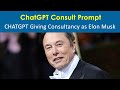 ChatGPT : How to use Consult  Prompt for free (Examples included)