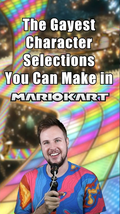 The Gayest Character Selections You Can Make In MarioKart #shorts #nintendo #gamer #pride