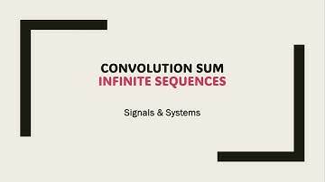 2.2d2 Convolution Sum for Infinite Sequences