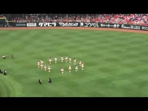 カープ８得点大逆転後すぐのAKB48 TEAM8「恋するフォーチュンクッキー」ライヴ