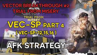 VEC-SP-12,15,16 AFK Simple Strategy | Vector Breakthrough #2 | Arknights - アークナイツ