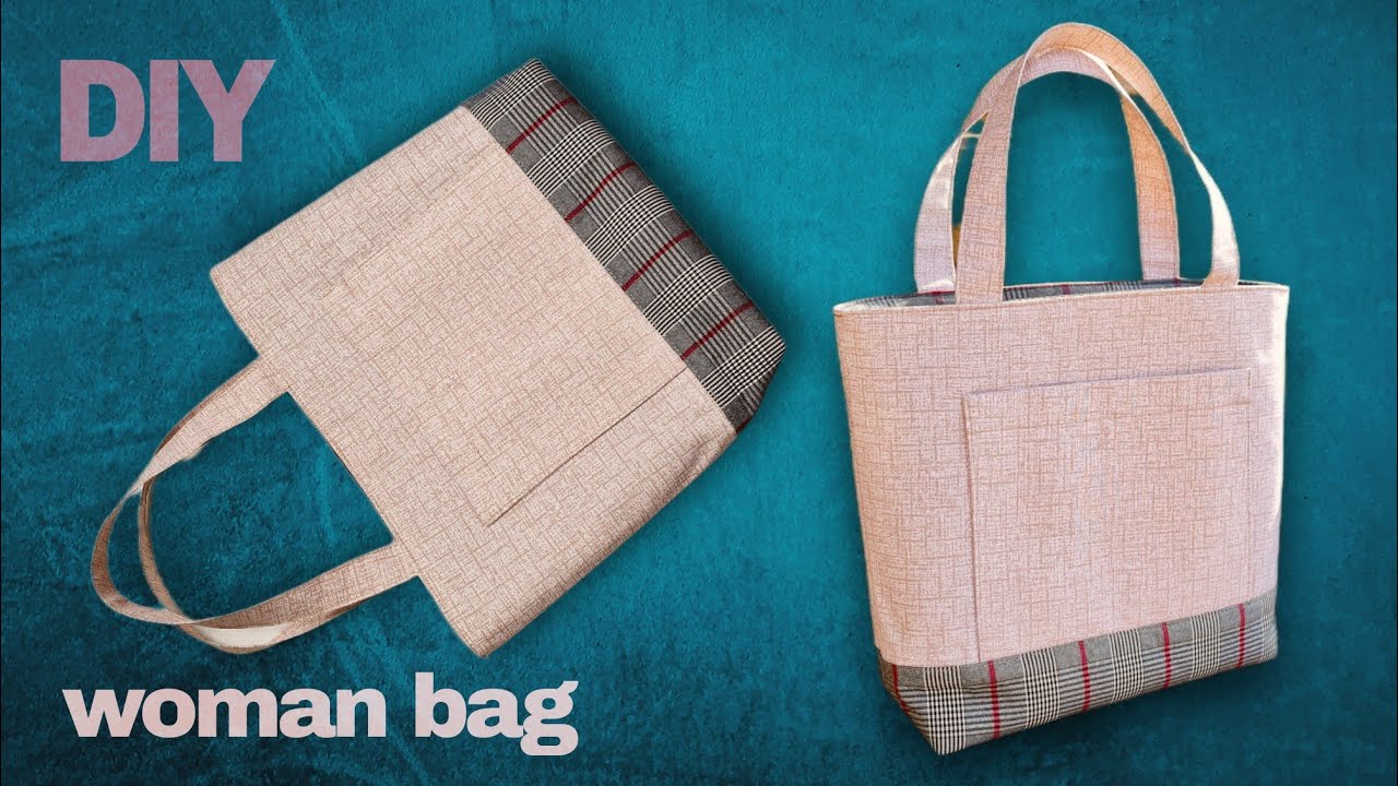 how to make a fabric woman bag⭕️ DIY, shoulder bag ⭕️ handbag ⭕️ simple bag ⭕️ easy sewing YouTube
