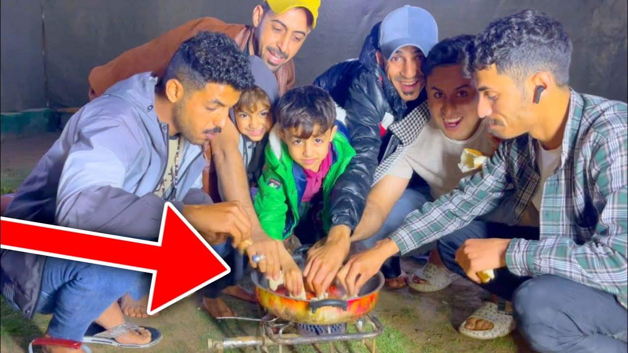 تسحرنا في الحديقة اول يوم رمضان🌙 | سحرتهم عسل طبيعي 😂