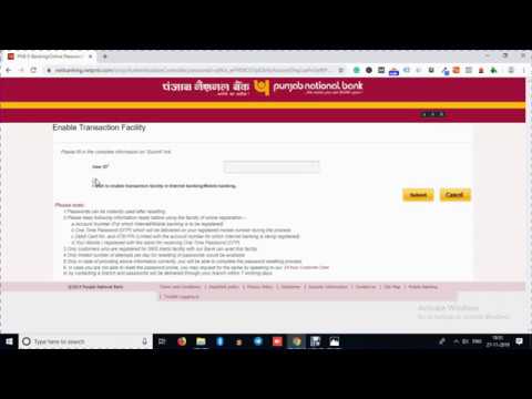 How to Enable or Disable Transaction Features in PNB Net Banking | Hindi | 11 Wickets