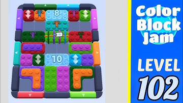 Color Block Jam  Level 102 Walkthrough Solution