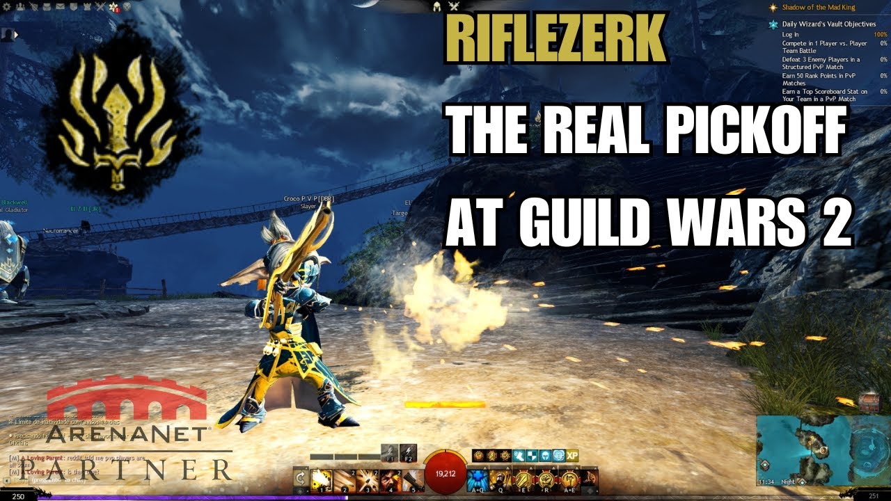 Guild Wars 2 -  Rifle Berserker PvP - Insane Spec! The Real Annihilator Burst Warrior!