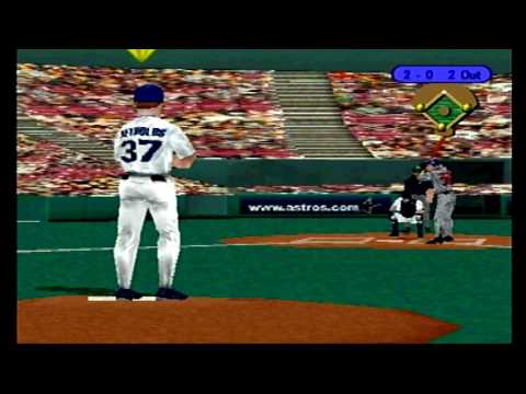 (PS1) TRIPLE PLAY 99 Full Game Twins @ Astros