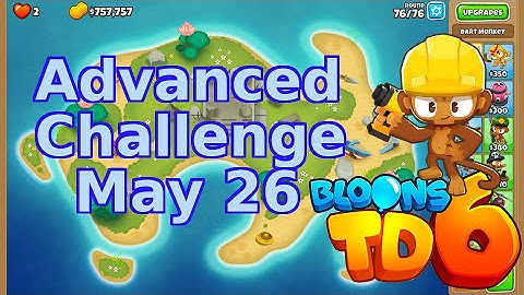 Bloons TD 6 Advanced Challenge | Talent Shredder | No MK | May 26 2022