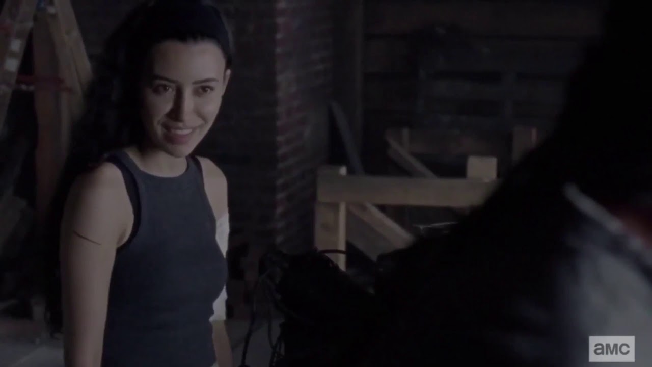 The Walking Dead Rosita Happy Scenes - YouTube