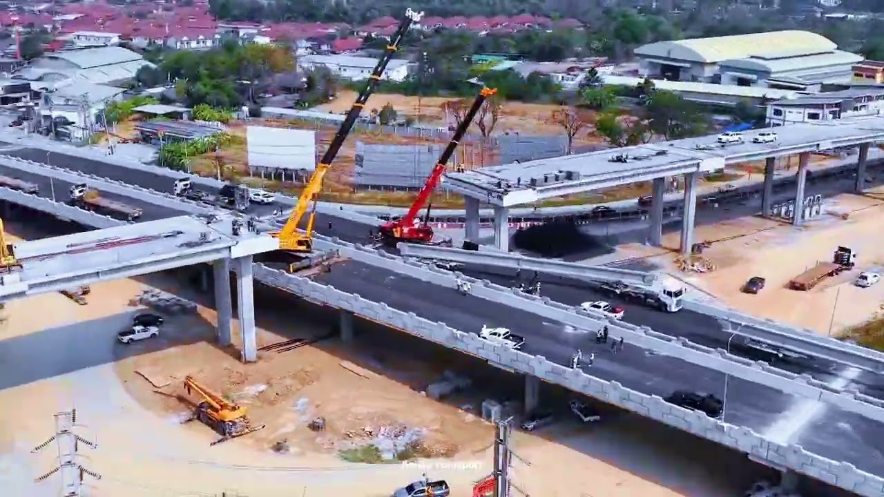 ขนย้ายพร้อมยกติดตั้งคาน 35ม.