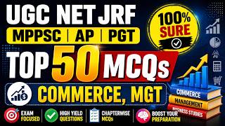 NTA UGC NET Paper 2 Commerce | Top 50 100% Sure MCQs | Paper 2 Management | by Navdeep Kaur