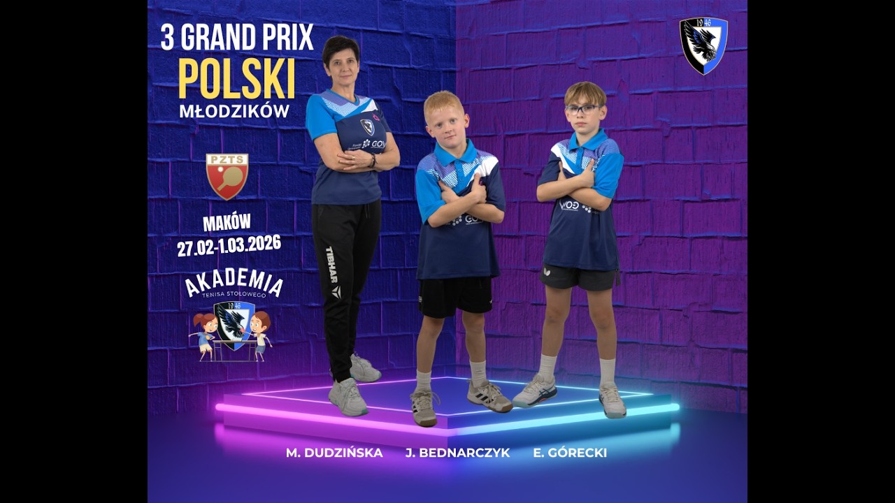 Kam 1: 3 Grand Prix Polski młodzików - Maków 27.02-1.03-2026 - część 2