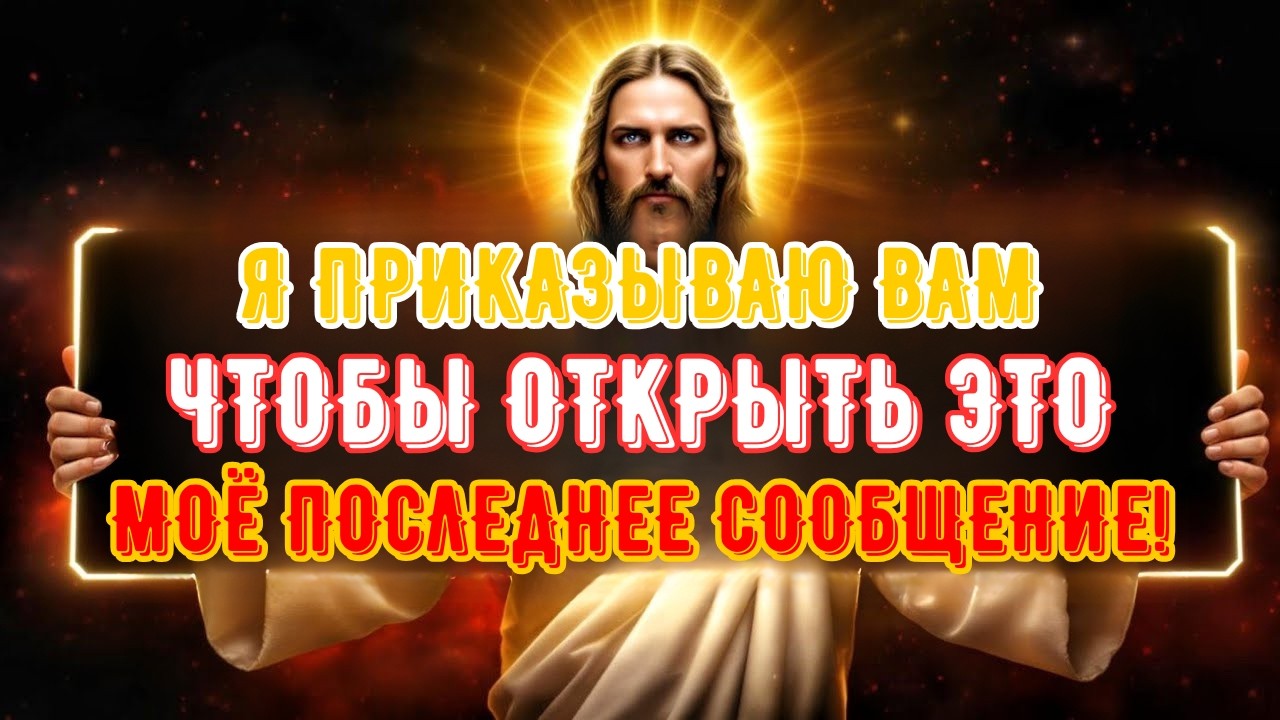 🛑 БОГ ГОВОРИТ: ВЫ БЫЛИ ИЗБРАНЫ, ЧТОБЫ УСЛЫШАТЬ ЭТО ПОСЛАНИЕ | ПОСЛАНИЕ БОГА ДЛЯ ВАС СЕГОДНЯ