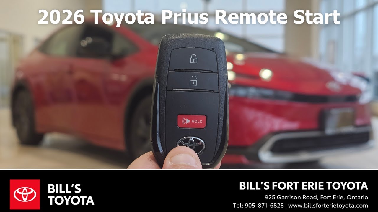 How to Remote Start Your 2026 Toyota Prius