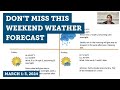 Weekend weather exclusive tompkins county nys detailed weekend forecast march 13 2024