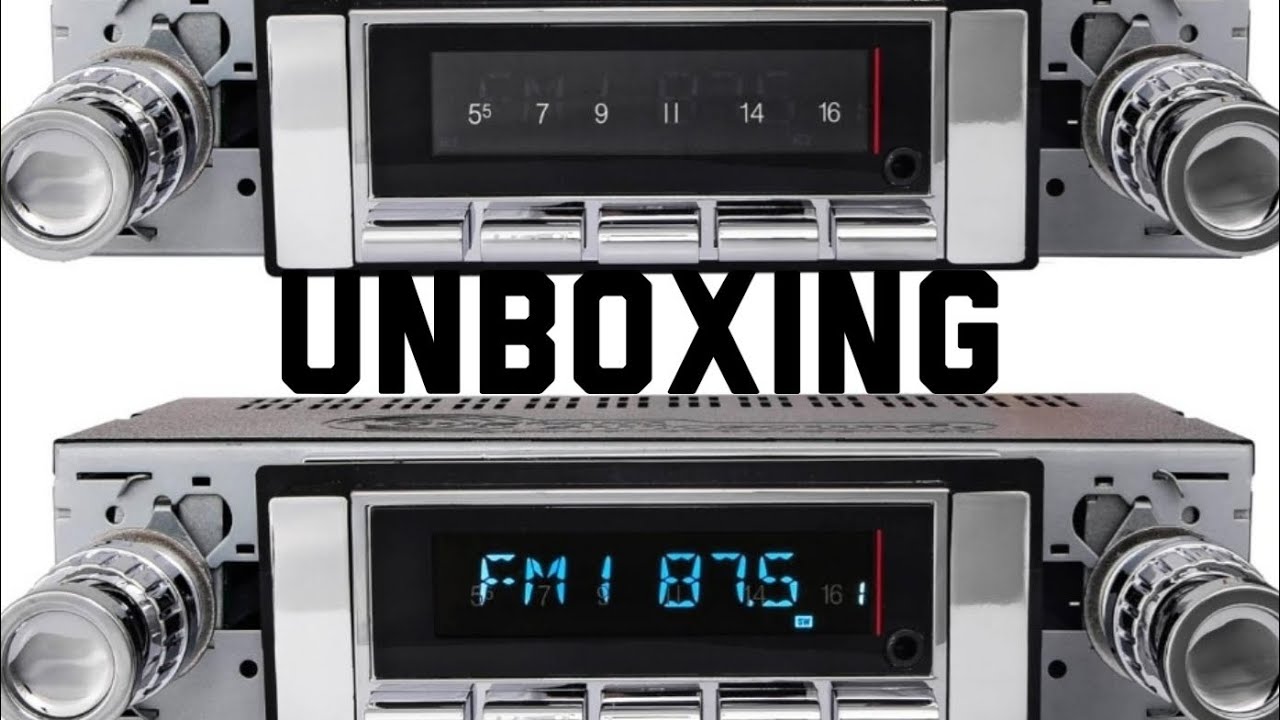 Custom autosound 740 series radio unboxing