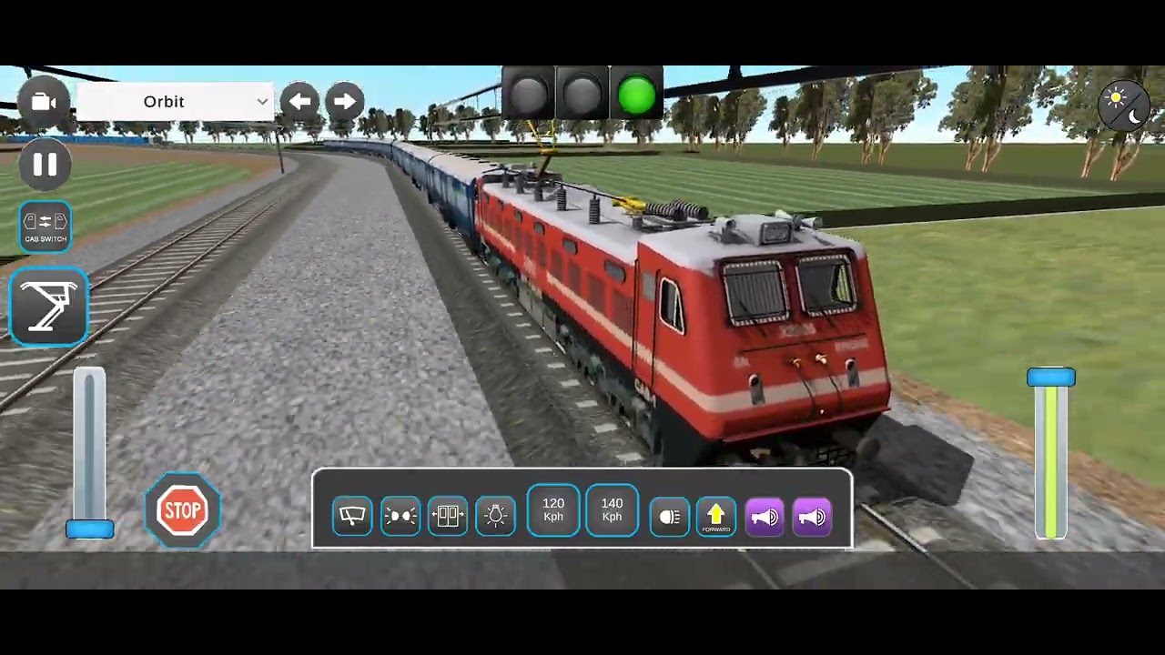 indian local train simulator game video | railway simulator indian gameplay| 