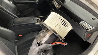 Mercedes W212 | How To Replace Interior Blower Easy Steps