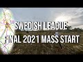 Swedish League Final 2021 | Headcam Orienteering Video: Mass Start