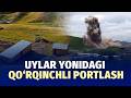 Turizm qishlog'idagi portlash - Oqbo'yrada osmondan tosh yog'ildi