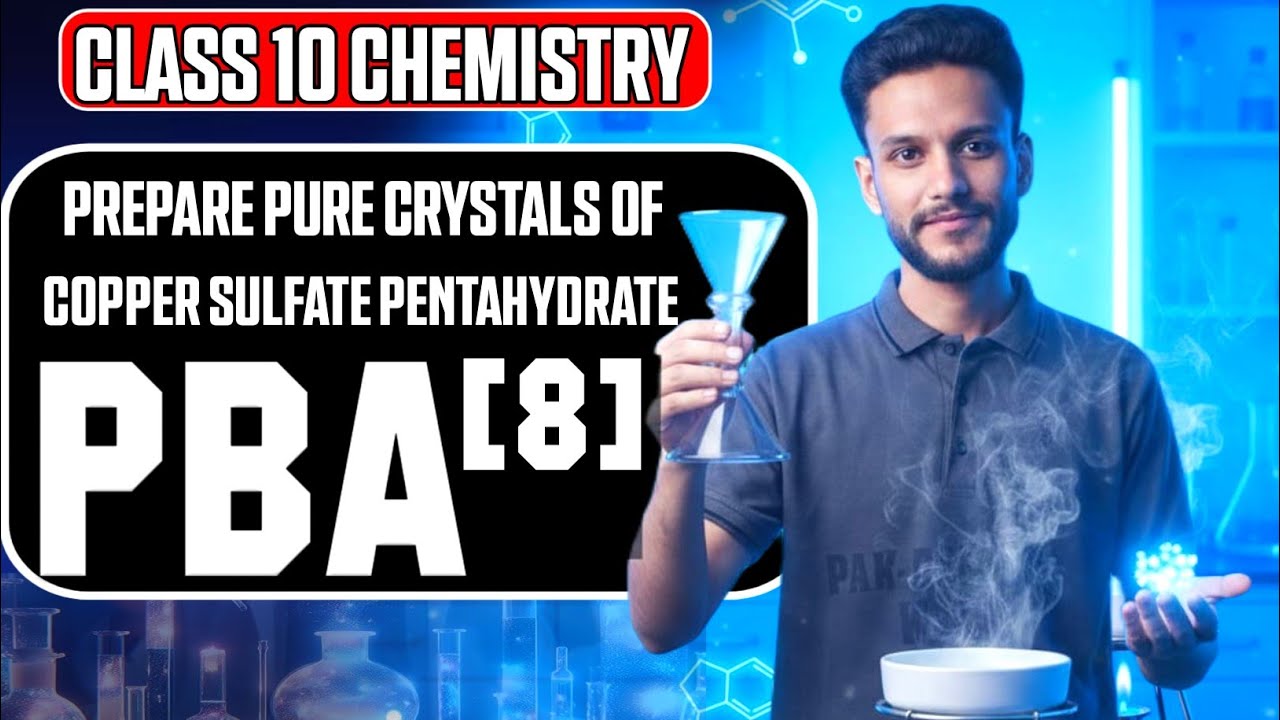 Crystallization of Copper Sulfate | Class 10 Chemistry Practical | PDW