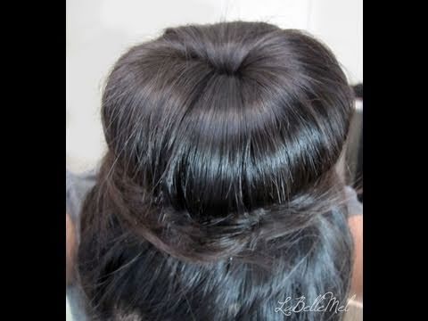 5 Min Hair: Donut Sock Bun or Top Knot Tutorial using NO 