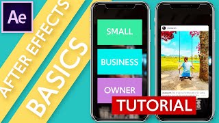 How To Make An Instagram Ad Part 1 Learning After Effects Ae Basics Tutorial