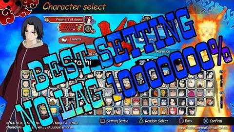 NARUTO ULTIMATE NINJA HEROES | BEST SETTING PPSSPP