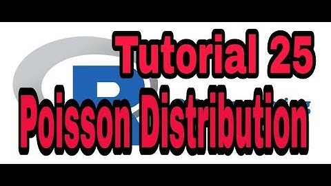poisson distribution in R programming in hindi-tutorial 25