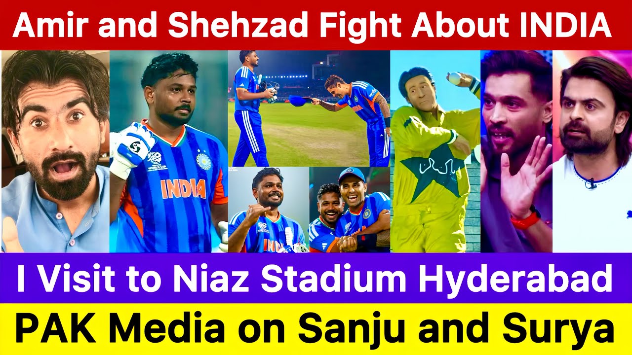 india cricket pakistan reaction | muhammad amir ahmad shehzad on sanju samson | niaz stadium 