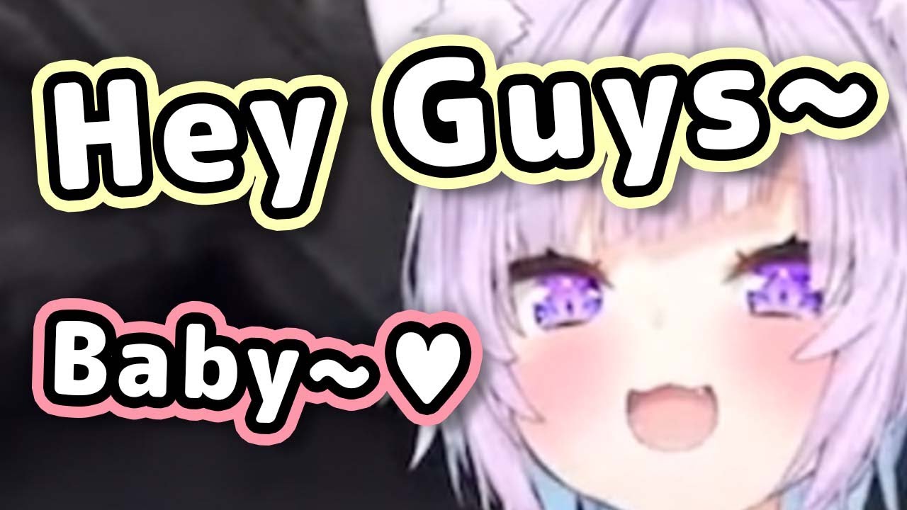Okayu Saying "Hey Guys! Baby~" In English Sounds Too Cute 【ENG Sub/Hololive】