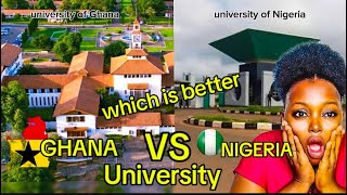 SHOCKEDuniversity of GHANA VS University of NIGERIA Which is better? /Education in Africa