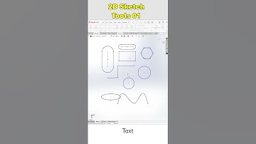 Mastering 2D Sketch Tools in SolidWorks: Beginner Tutorial