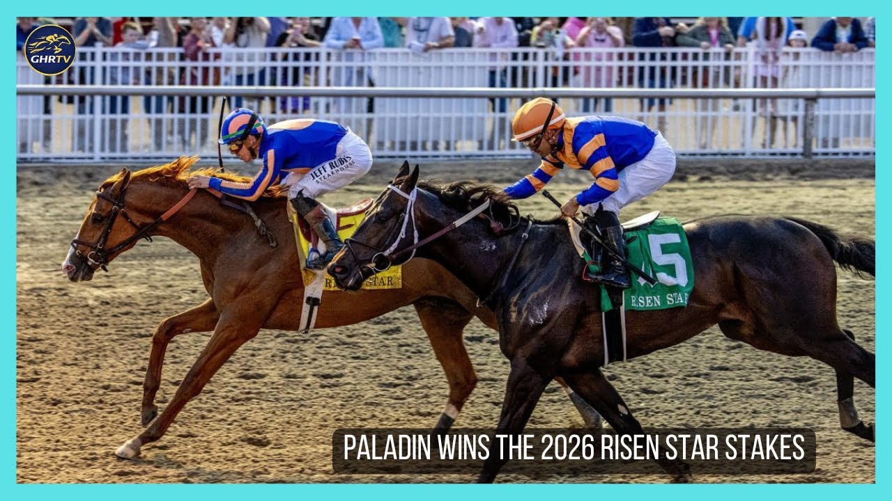 PALADIN wins the 2026 Risen Star Stakes (G2)