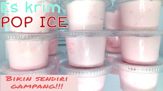 Cara bikin es krim pop ice | Cara buat es krim home made