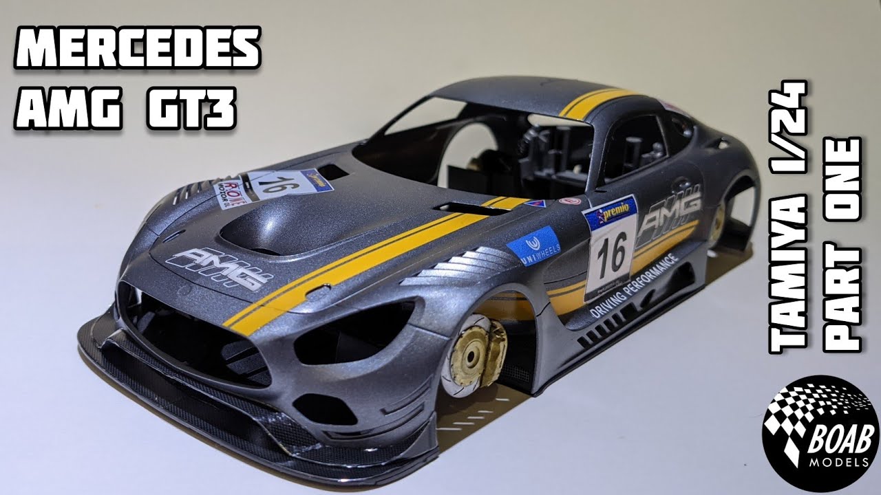Mercedes AMG GT3 2015 VLN Nürburgring - Part 1 - 1/24 Tamiya - YouTube