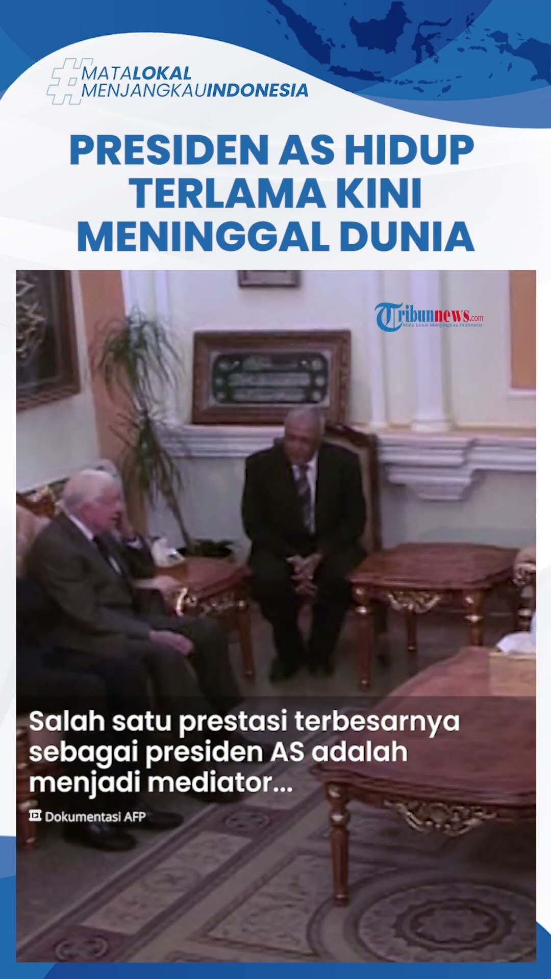 Jimmy Carter Eks Presiden AS Meninggal di Usia 100 Tahun, Pernah Tengahi Perdamaian Israel-Mesir