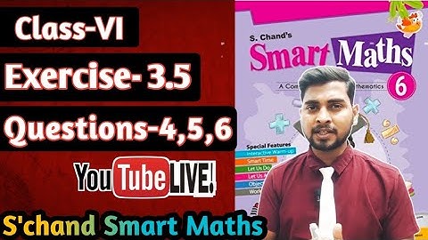 Chapter -3 Playing With Numbers ||  Exercise-3.5|| S
